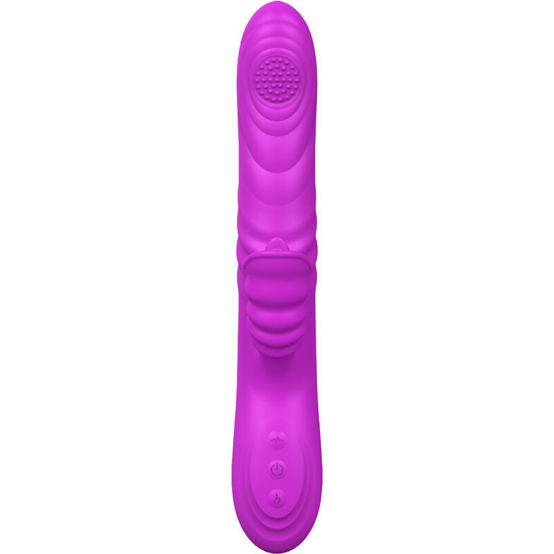 ARMONY - ANGELIA MULTIFUNCTIONELE VIBRATOR MET STIMULEREND TONGVIOLET HITTE-EFFECT