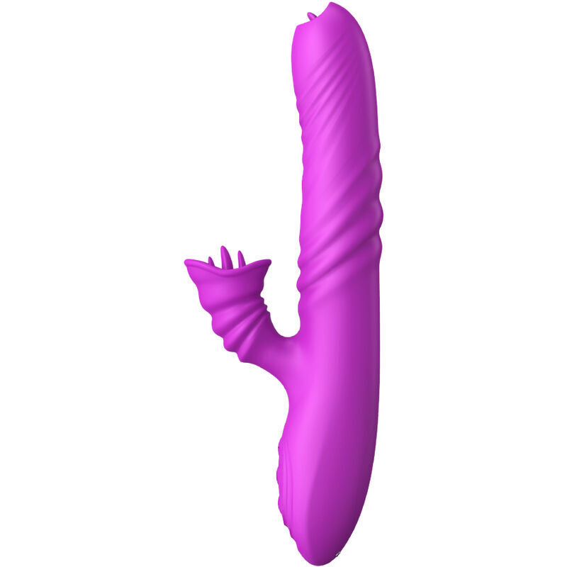 ARMONY - ANGELIA MULTIFUNCTIONELE VIBRATOR DUBBELE TONG PAARSE HITTE-EFFECT