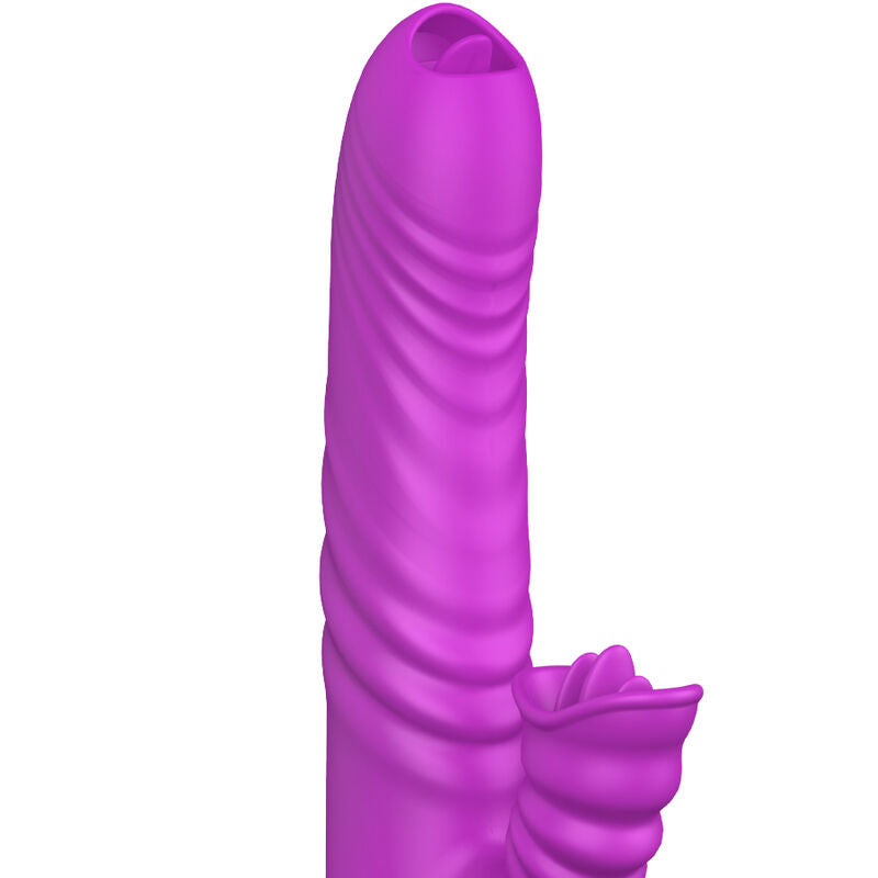 ARMONY - ANGELIA MULTIFUNCTIONELE VIBRATOR DUBBELE TONG PAARSE HITTE-EFFECT