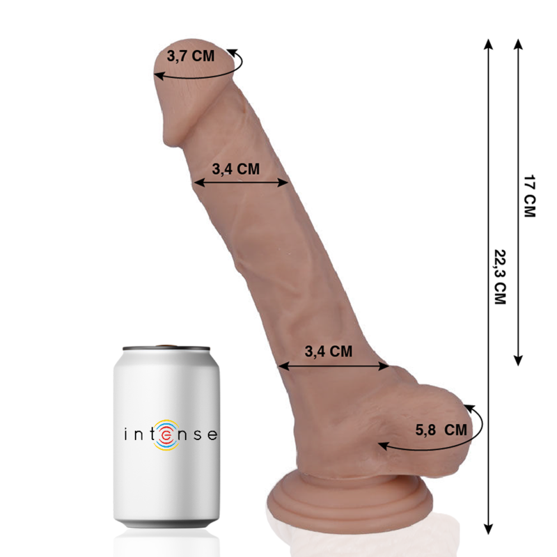 MR INTENSE - 28 PÉNIS RÉALISTES 22,3 CM -O- 3,4 CM