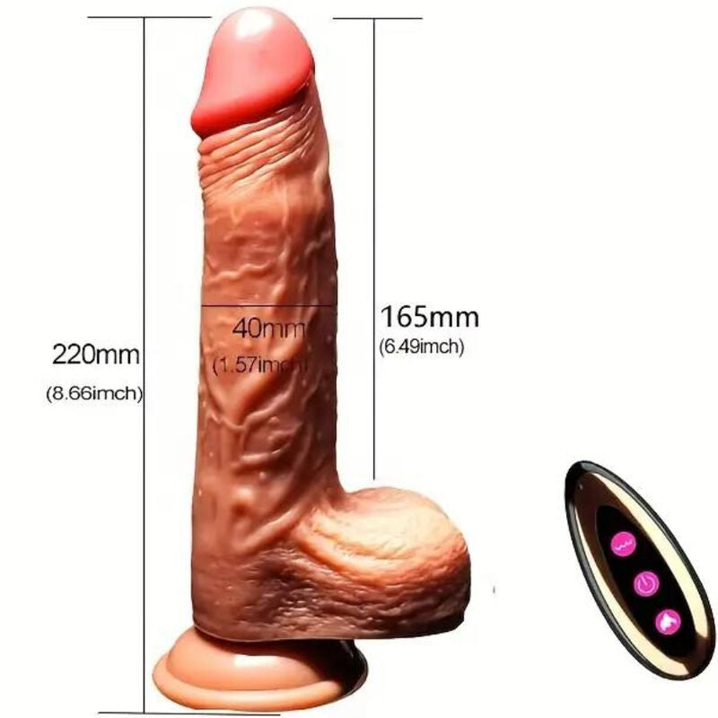 ARMONY - VIBRATEUR DILDO RÉALISTE AVEC TÉLÉCOMMANDE 22,5 CM