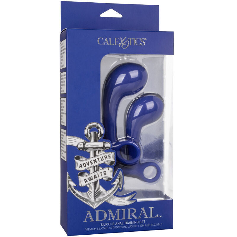 CALEXOTICS - ADMIRAL SET 2 ANAAL PLUG BLAUW