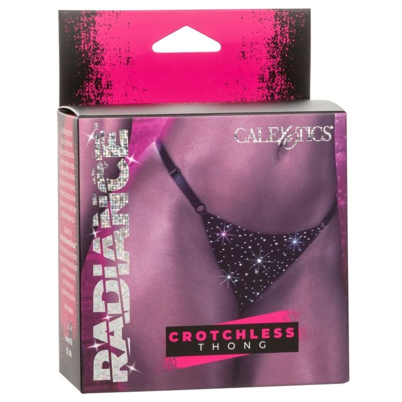 CALEXOTICS - RADIANCE RHINE THONG WITH BOTTOMLESS