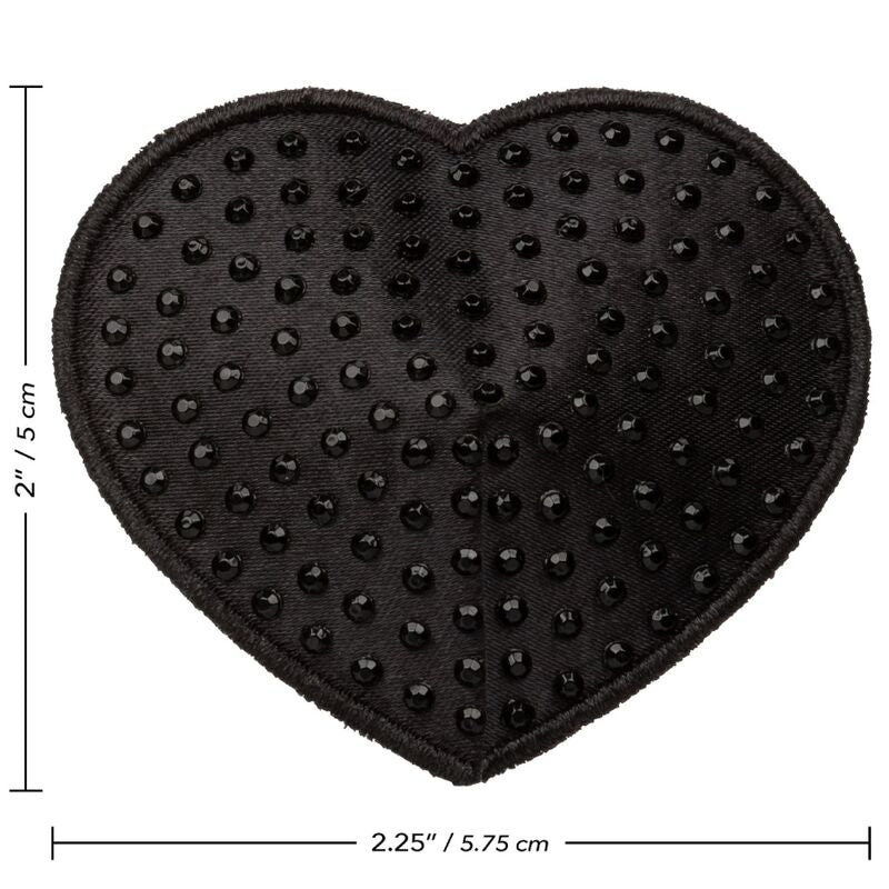 CALEXOTICS - RADIANCE HEART-SHAPED JEWEL NIPPLE PROTECTORS