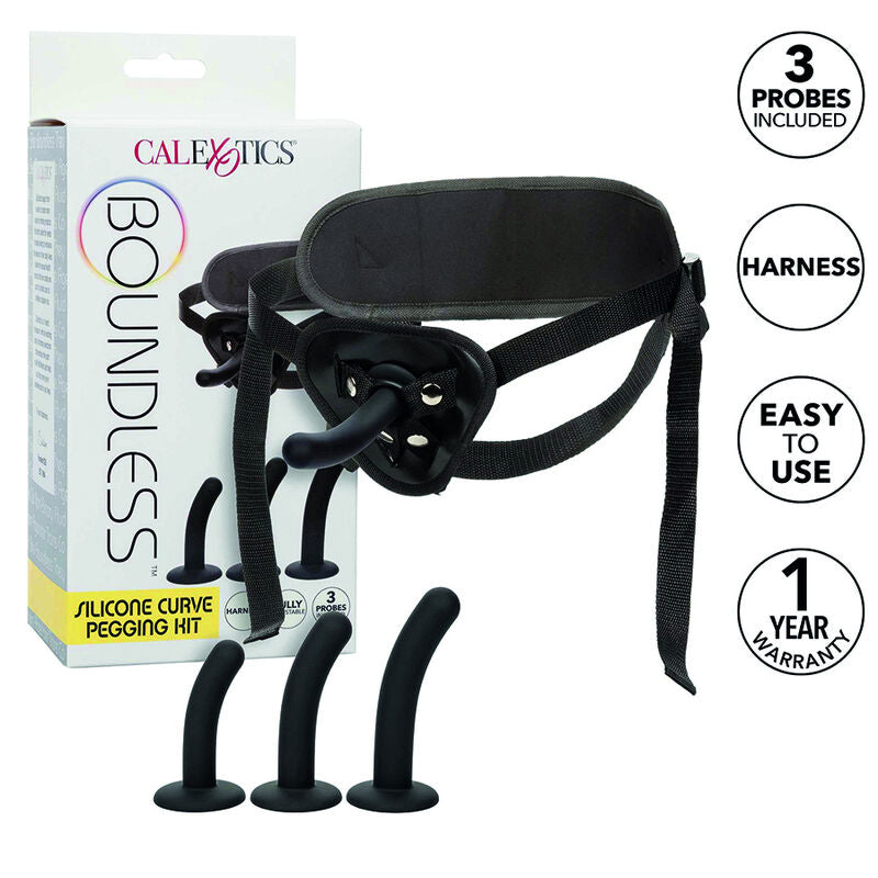 CALEXOTICS - KIT DE FIXATION DE COURBES EN SILICONE SANS LIMITES