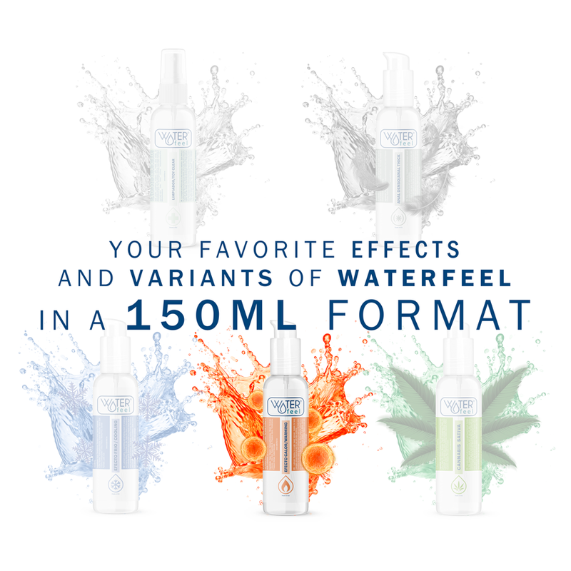 WATERFEEL - HITTE-EFFECT GLIJMIDDEL 150 ML