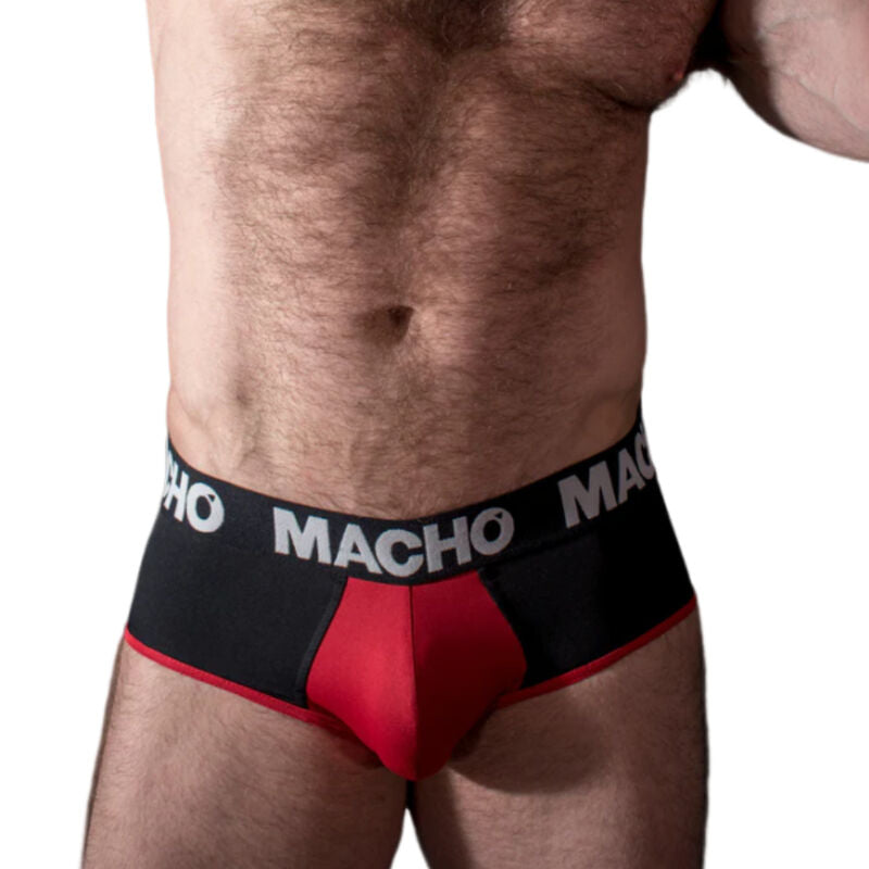 MACHO - MS26N BRIEFS BLACK/RED XL