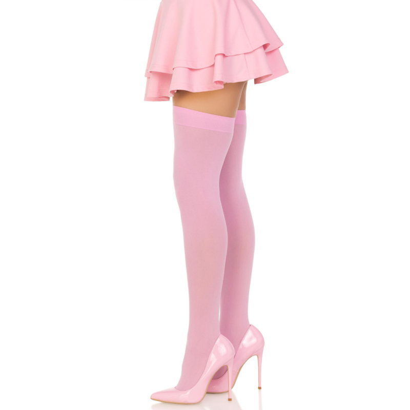 LEG AVENUE - NYLON TOP HOOGTE ROZE