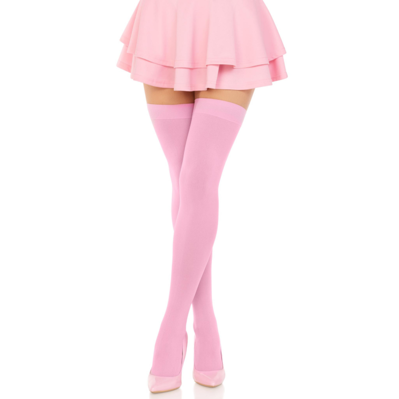 LEG AVENUE - NYLON TOP HOOGTE ROZE