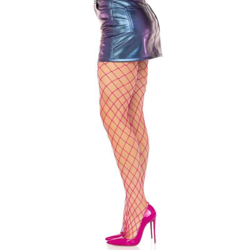 LEG AVENUE - DIAMANT NETPANTY VIOLET
