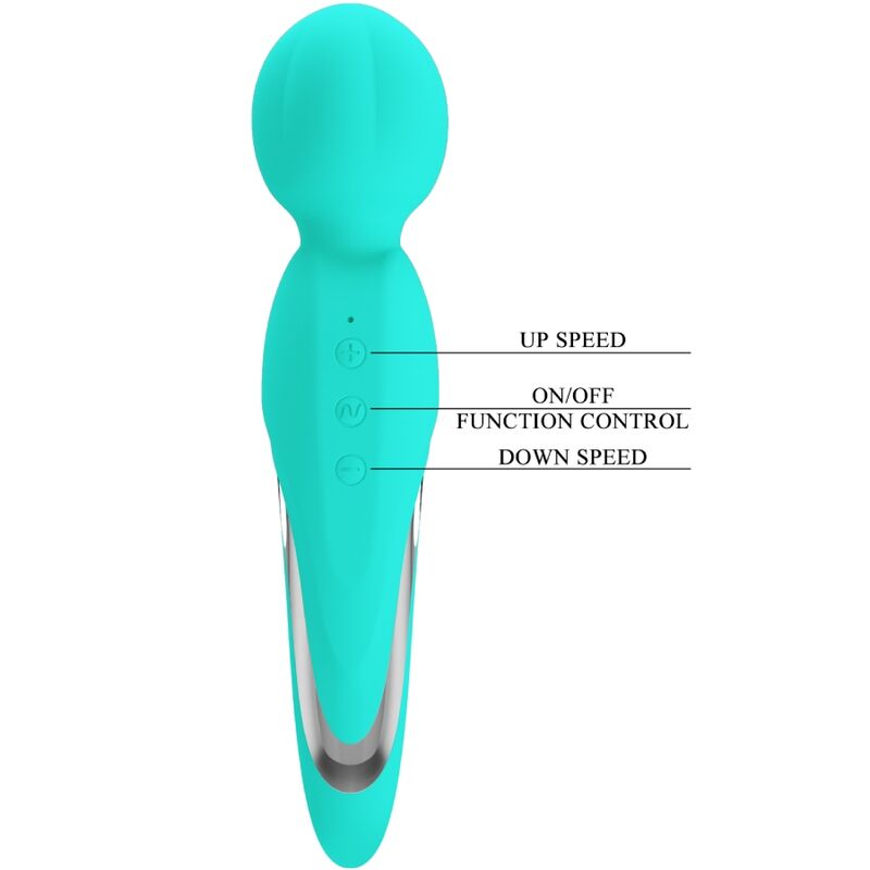 PRETTY LOVE - WALTER VIBRATEUR WAND VERT AQUA