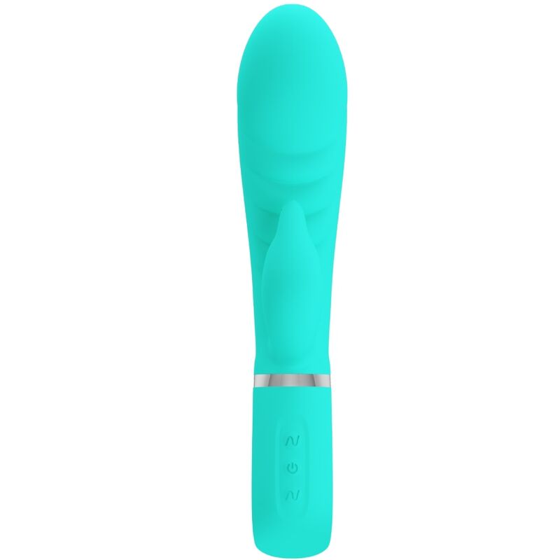 PRETTY LOVE - VIBRATEUR POINT G MULTIFONCTION PRESCOTT VERT AQUA