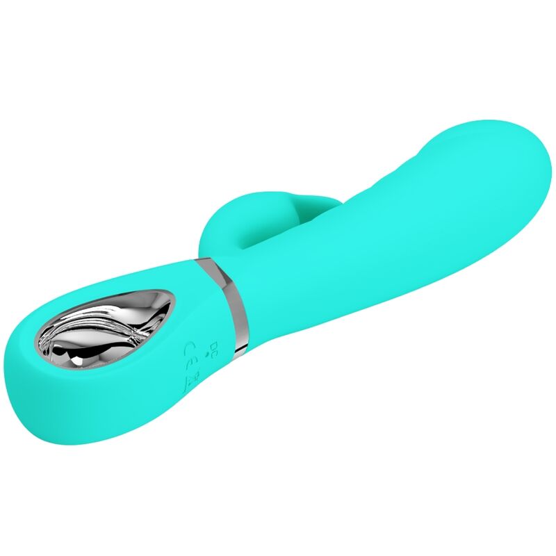 PRETTY LOVE - VIBRATEUR POINT G MULTIFONCTION PRESCOTT VERT AQUA