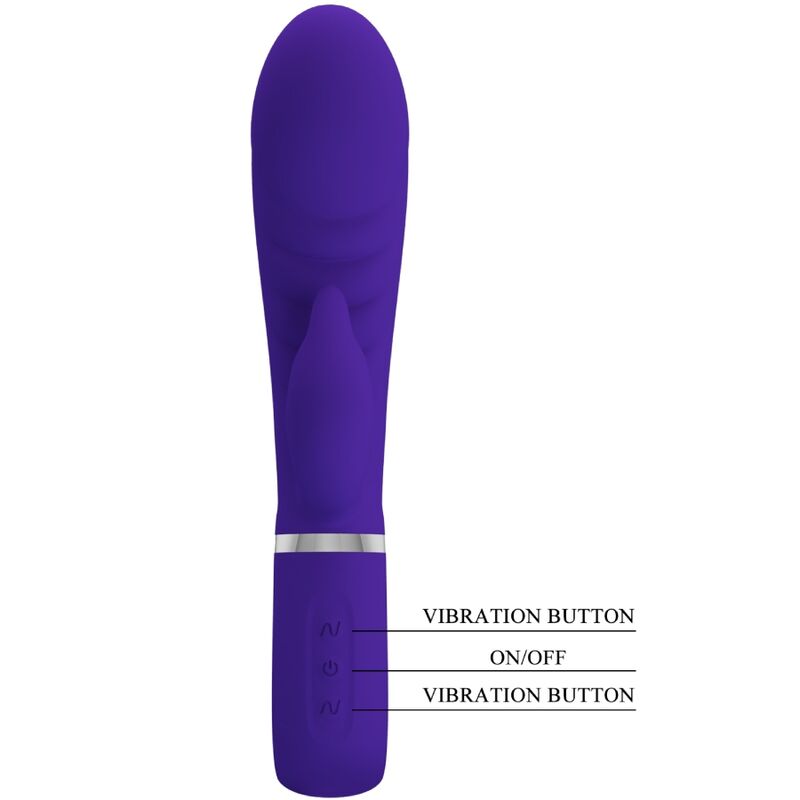 PRETTY LOVE - VIBRATEUR POINT G MULTIFONCTIONNEL PRESCOTT VIOLET
