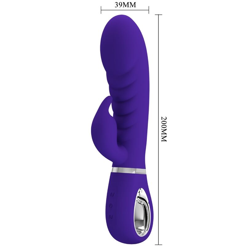 PRETTY LOVE - VIBRATEUR POINT G MULTIFONCTIONNEL PRESCOTT VIOLET