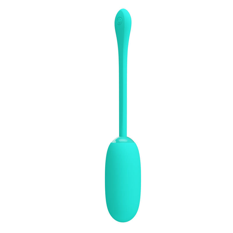 PRETTY LOVE - JULIUS WATERPROOF, RECHARGEABLE VIBRATOR AQUA GREEN