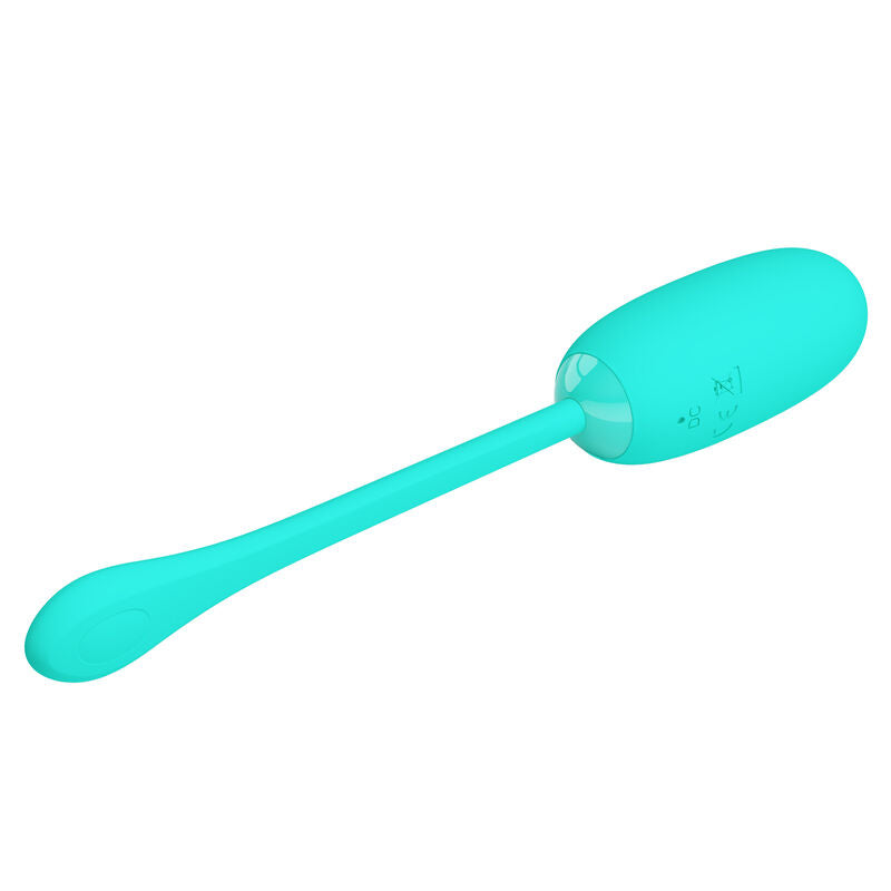 PRETTY LOVE - JULIUS WATERPROOF, RECHARGEABLE VIBRATOR AQUA GREEN