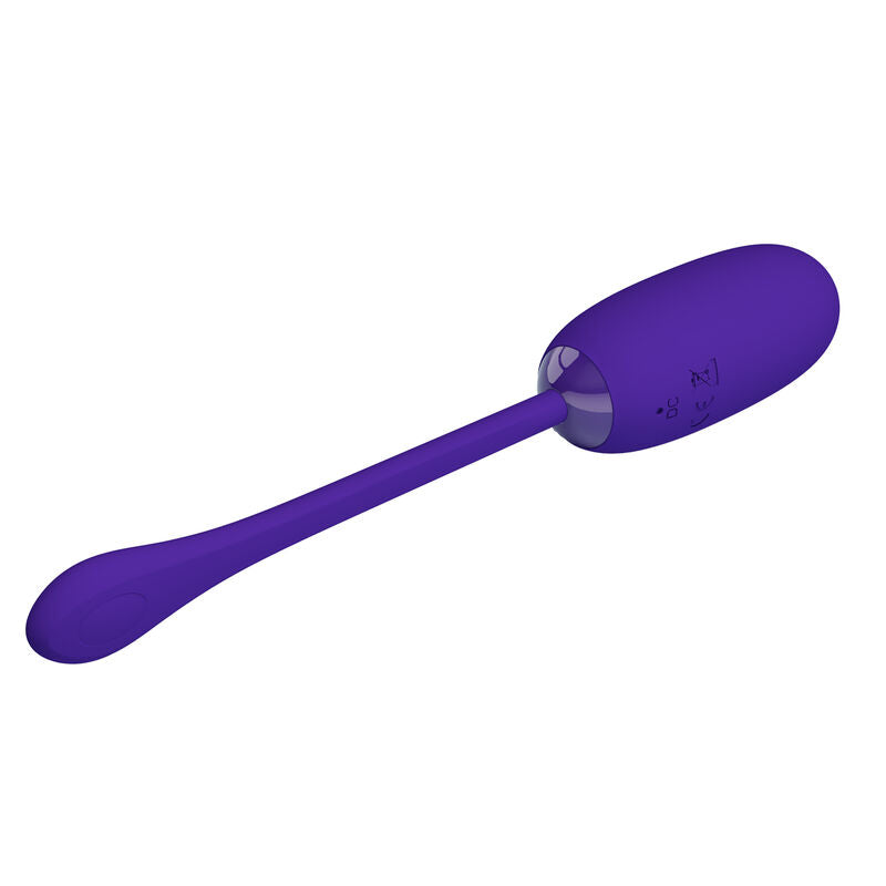 PRETTY LOVE - JULIUS WATERPROOF, RECHARGEABLE VIBRATING EGG PURPLE