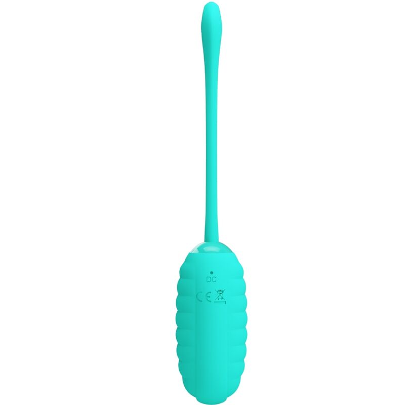 PRETTY LOVE - KIRK RECHARGEABLE VIBRATING EGG, AQUA GREEN