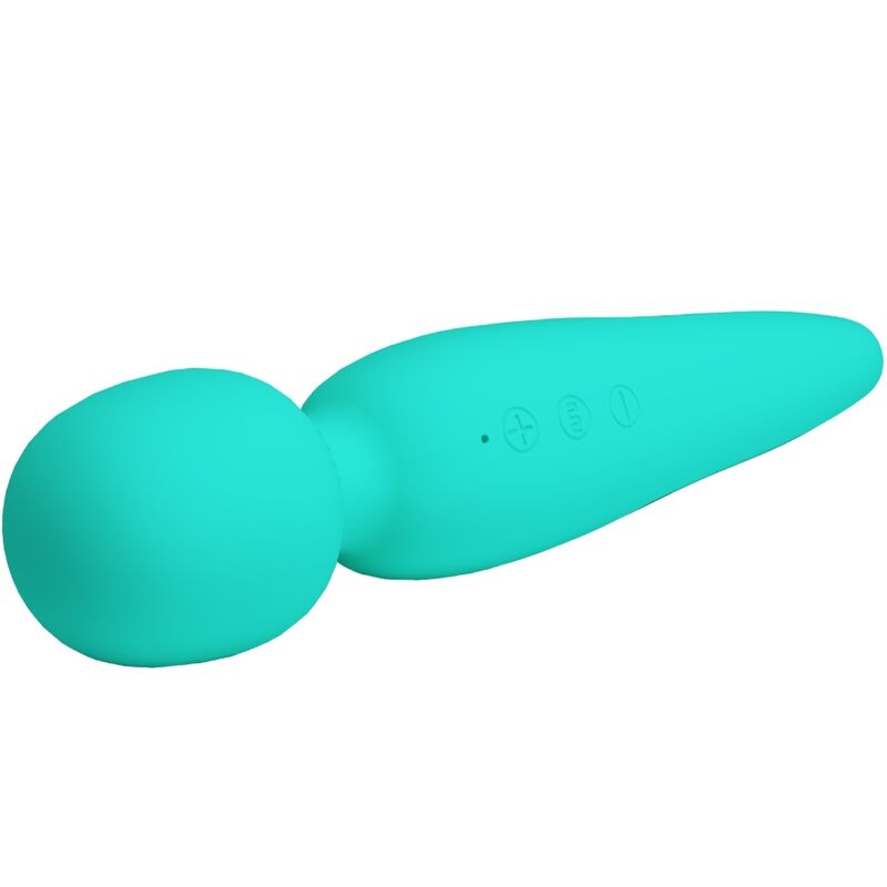 PRETTY LOVE - MEREDITH MASSAGER 12 VIBRATIESTANDEN AQUA GREEN