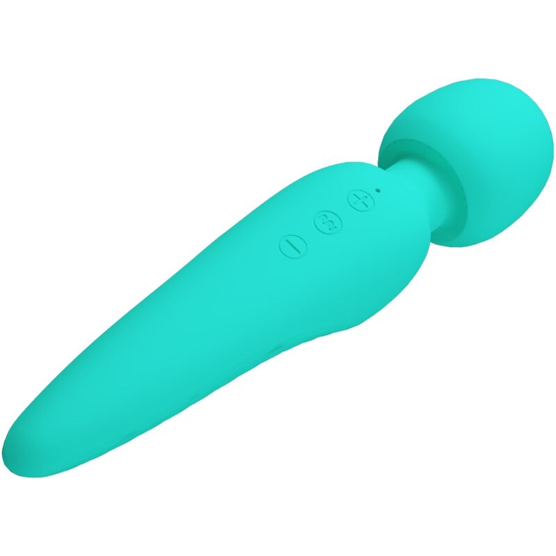 PRETTY LOVE - MEREDITH MASSAGER 12 VIBRATIESTANDEN AQUA GREEN
