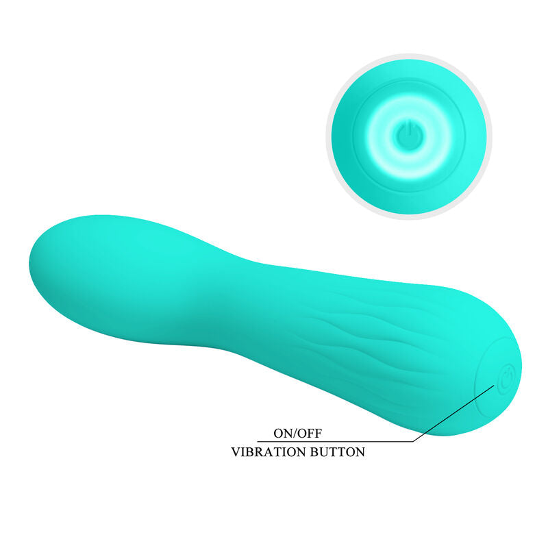 PRETTY LOVE - FAUN OPLAADBARE VIBRATOR AQUA GREEN