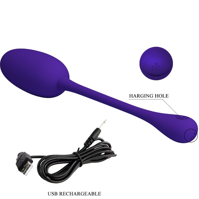 PRETTY LOVE - ŒUF VIBRANT RECHARGEABLE VIOLET KNUCKER