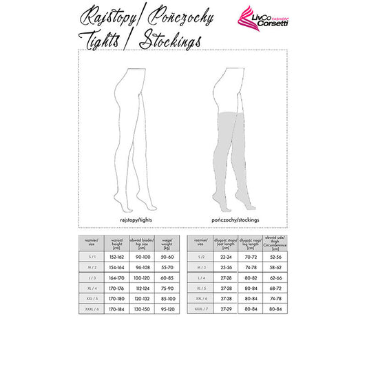 LIVCO CORSETTI FASHION - LOLIWIA LC19330 BAS NOIRS TAILLE UNIQUE