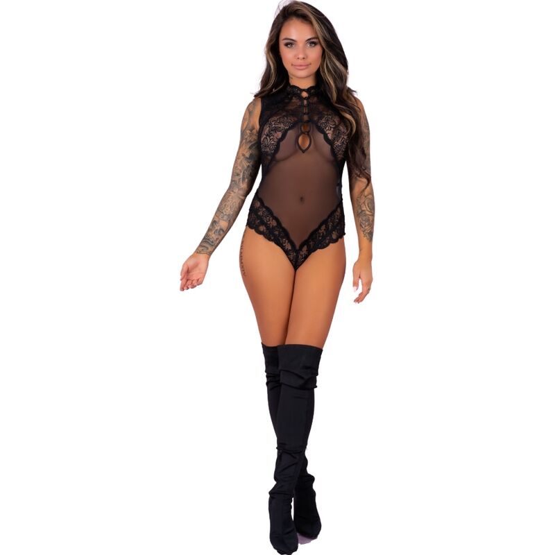 LIVCO CORSETTI FASHION - SAY LC 90694 BODYSUIT ZWART L/XL