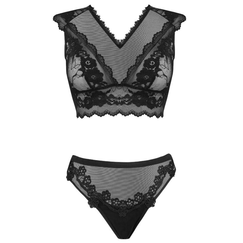 LIVCO CORSETTI FASHION - TIMOSAN LC 90631 BH + PANTIES ZWART