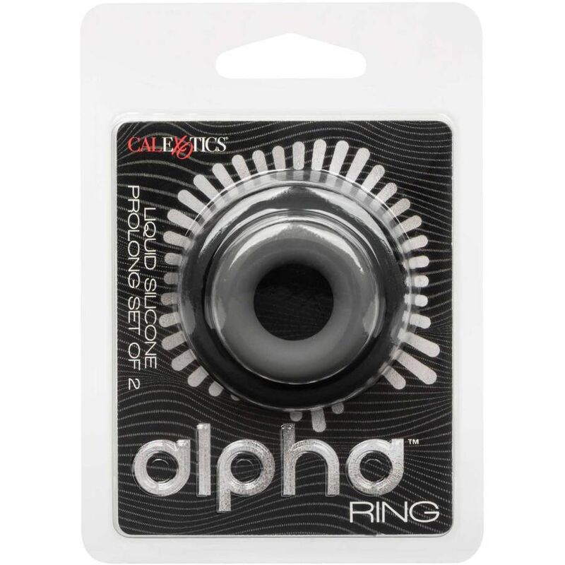 CALEXOTICS - ALPHA PROLONG SET DE 2 BAGUES GRIS