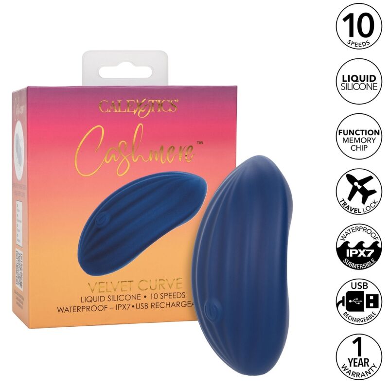 CALEXOTICS - CACHEMIRE VELOURS CURVE BLEU