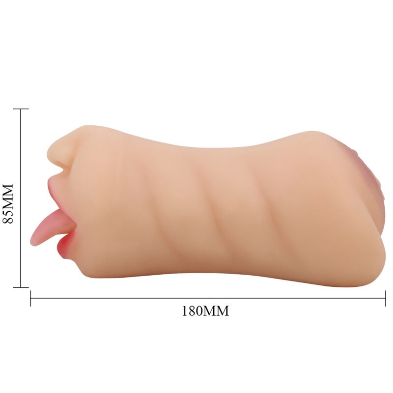 CRAZY BULL - SARAH MASTUBADOR EN FORME DE VAGIN AVEC DOUBLE ENTRÉE