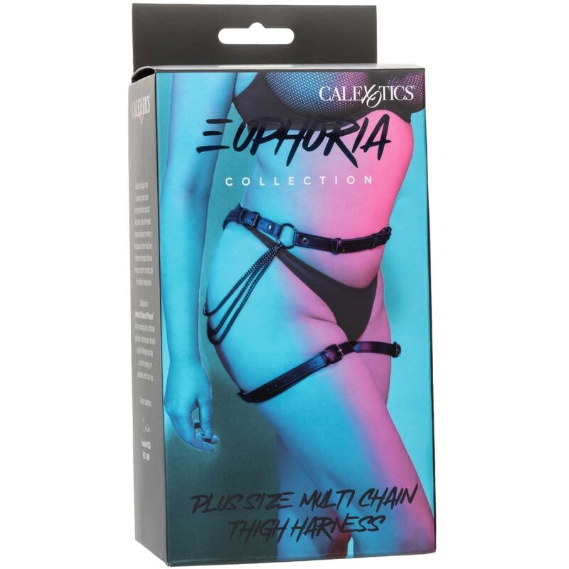 CALEXOTICS - EUPHORIA PLUS SIZE MULTI-CHAIN ​​THIGH HARNESS