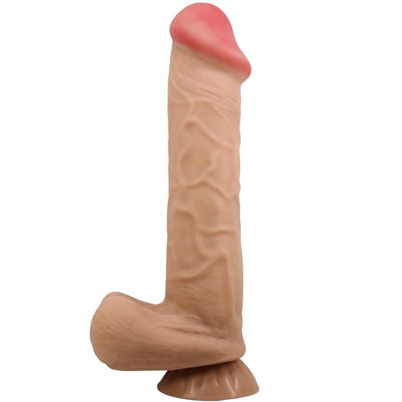 PRETTY LOVE - SLIDING SKIN SERIE REALISTISCHE DILDO MET SLIDING SKIN SAUNAKOMMEN 26 CM