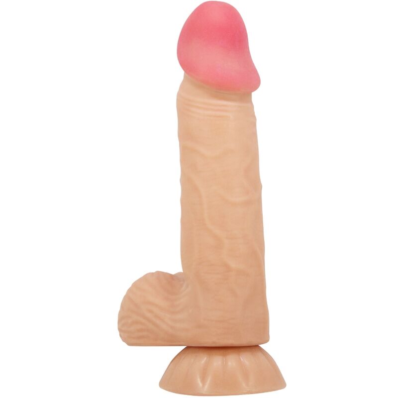 PRETTY LOVE - SLIDING SKIN SERIES REALISTISCHE DILDO MET SLIDING SKIN ZUIGNAP 20,6 CM