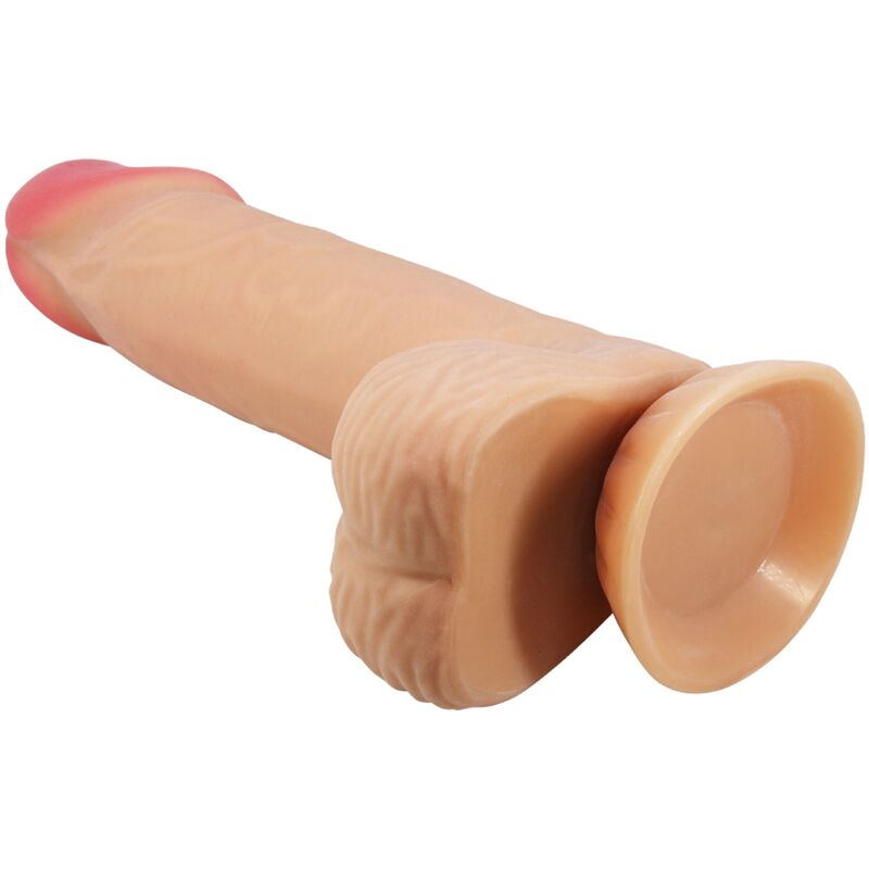 PRETTY LOVE - SLIDING SKIN SERIES REALISTISCHE DILDO MET SLIDING SKIN ZUIGNAP 20,6 CM