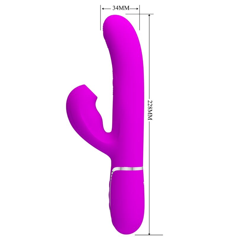 PRETTY LOVE - PERLITA MULTIFUNCTIONELE 3-IN-1 G-SPOT VIBRATOR PAARS