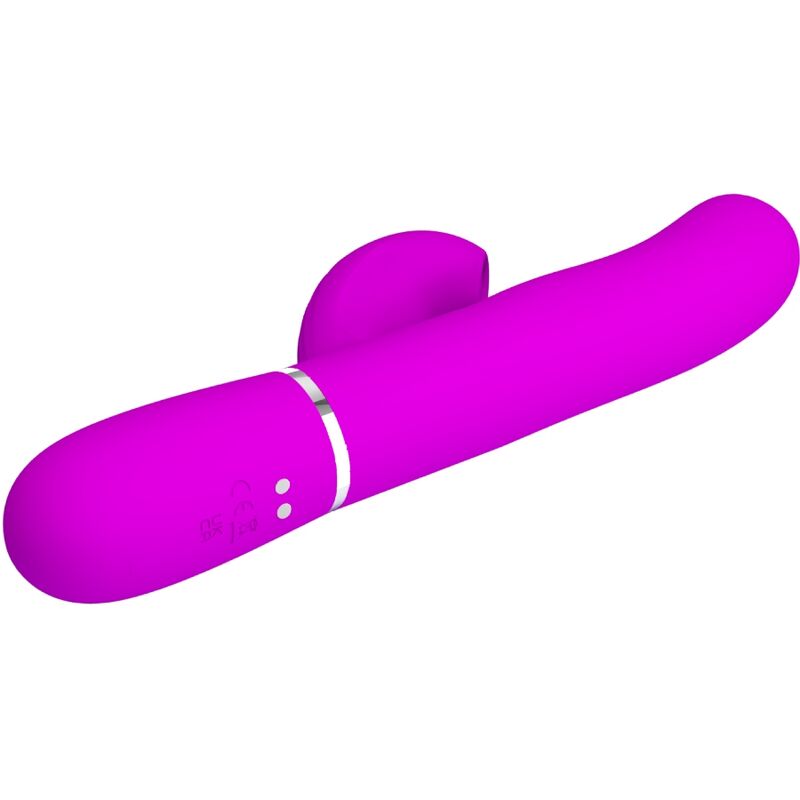 PRETTY LOVE - VIBRATEUR POINT G MULTIFONCTIONNEL 3 EN 1 PERLITA VIOLET