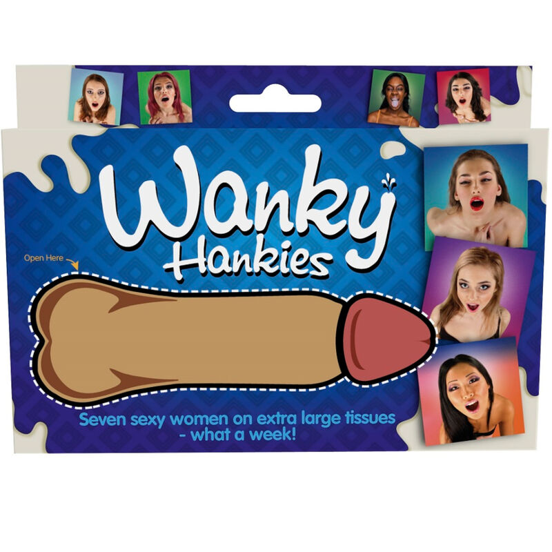 SPENCER &amp; FLEETWOOD - WANKY HANKIES 7 EXTRA GROTE DAMESZAKDOEKEN