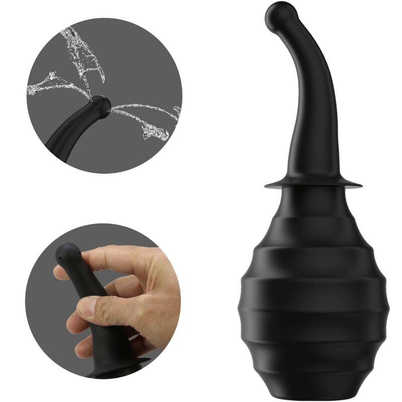 MR PLAY - DOUCHE ANALE BLKM6 SUPER PUISSANTE NOIRE