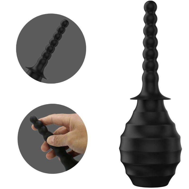 MR PLAY - KRACHTIGE VIBRATOR MET AFSTANDSBEDIENING, ANALE PLUG, ZWART