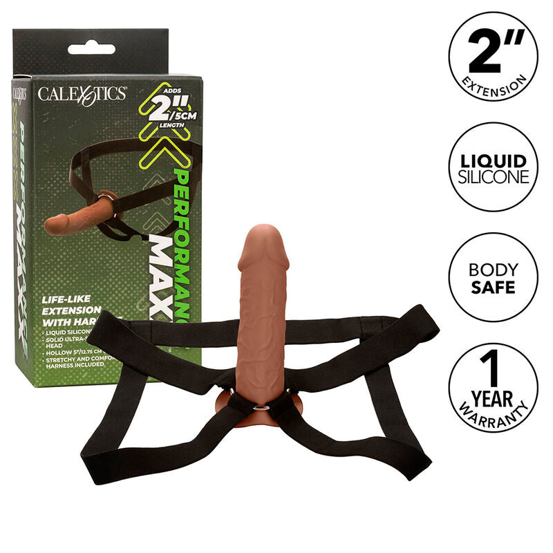 CALEXOTICS - PERFORMANCE MAXX LEVENSECHT VERLENGING MET HARNAS, BRUIN