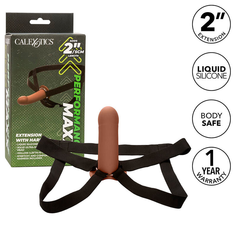 CALEXOTICS - EXTENSION PERFORMANCE MAXX AVEC SANGLE, MARRON