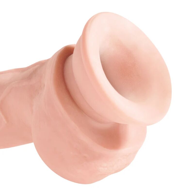 KING COCK - DRIEVOUDIGE DICHTE HAAN 18,4 CM