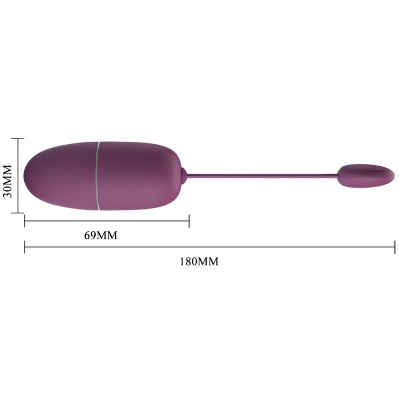 PRETTY LOVE - NYMPH VIBRATING EGG APP-CONTROLLED PURPLE