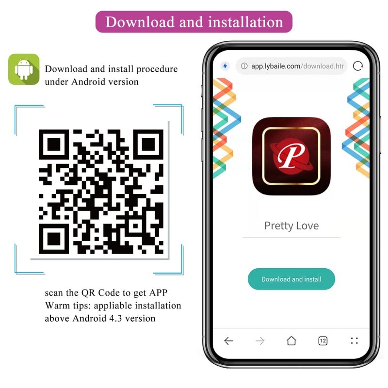 PRETTY LOVE - NYMPH VIBRATING EGG APP-CONTROLLED PURPLE