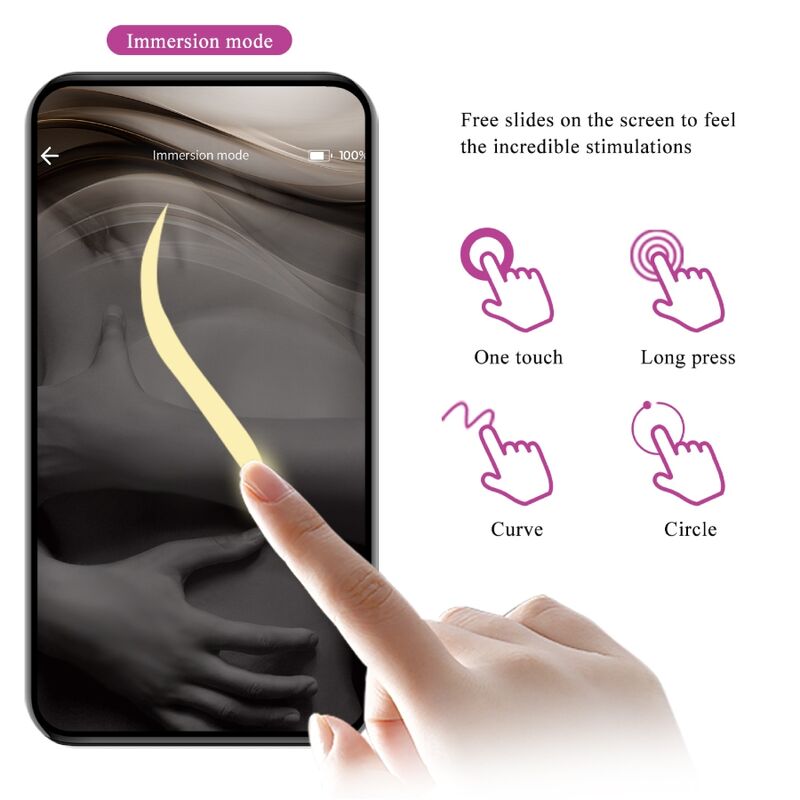 PRETTY LOVE - NYMPH VIBRATING EGG APP-CONTROLLED PURPLE