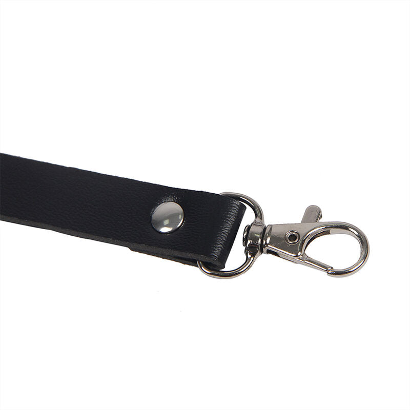 SUBBLIME - BODYHARNESS VERSTELBARE BANDEN LEER ZWART ONE SIZE
