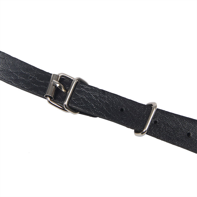 SUBBLIME - HARNAIS DE POITRINE AVEC GRANDS ANNEAUX CHAÎNES TAILLE UNIQUE